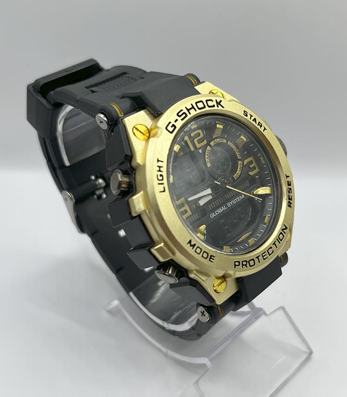 G-Shock Preto e Dourado