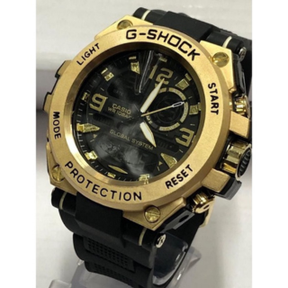 G-Shock Preto e Dourado