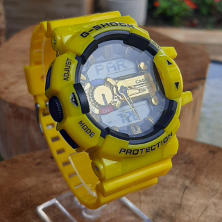 G-Shock Automático CE1737 Amarelo com Detalhes Pretos