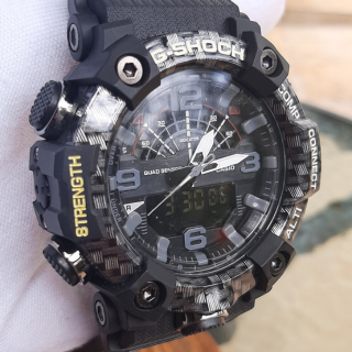 G-Shock Strength Teia Vermelho e Preto