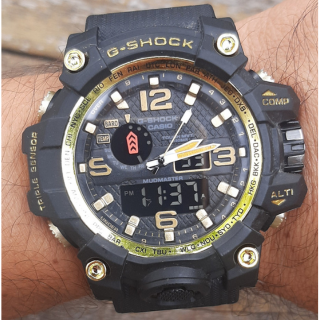 G-Shock Mudmaster Azul com Caixaria Preta e Detalhes Azuis