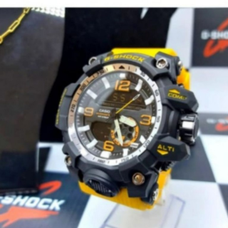 G-Shock Mud Resist com Pulseira Amarela e Detalhes Pretos