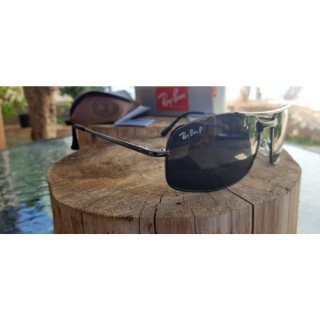 Óculos De Sol Ray Ban Lentes de Vidro RB35031 Armação Preta / Lentes Escuras