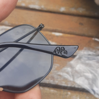 Óculos De Sol Ray Ban Hexagonal RB3549 Preto Linha AAA+