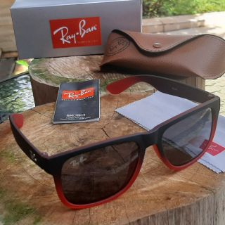 Linha Ray Ban Bambu Natural Vermelho