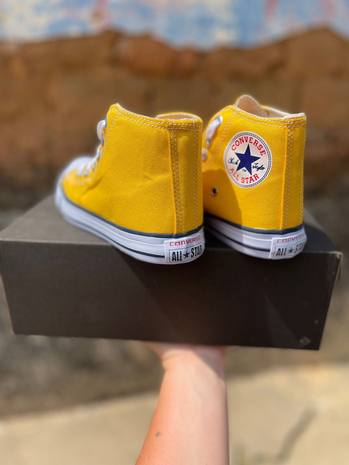 Tênis Botinha All Star Feminino Vulcanizado Amarelo