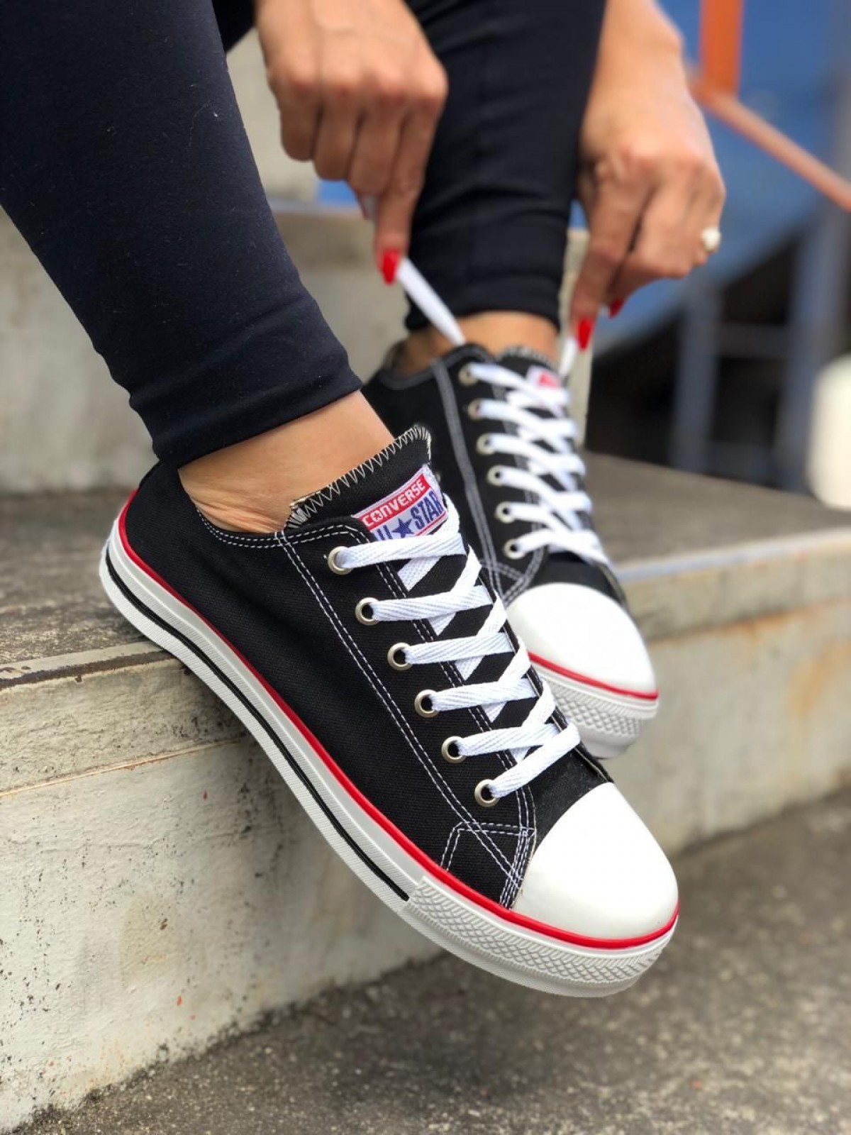 Tênis Cano Curto All Star Unissex Preto