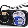 Radio De Bolso Portátil Com Relógio Am/ Fm