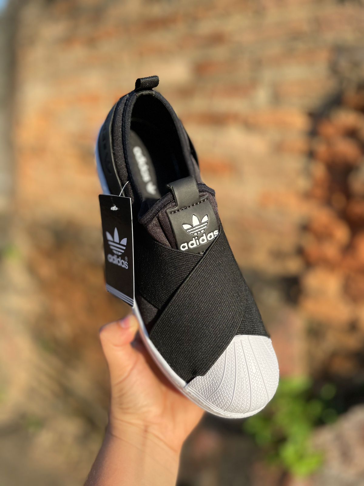 Tênis Slip On Feminino Adidas Preto