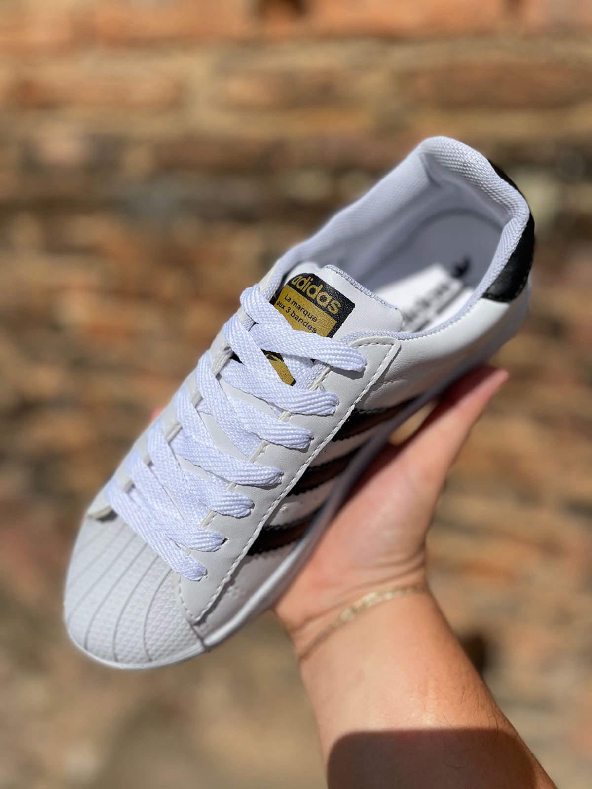 Tênis Superstar Feminino Adidas Branco
