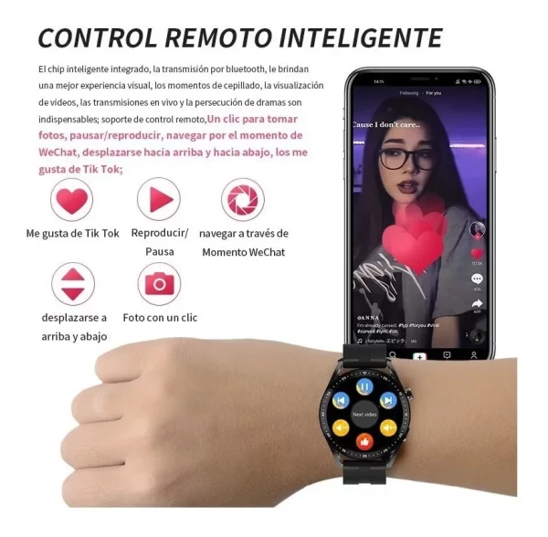 Smartwatch HW28 Bluetooth Chamada Função NFC Relógio Inteligente Original