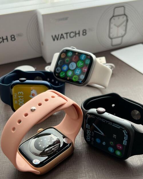Smartwatch W28 Pro Com NFC Serie 8 45mm Lançamento 2023 - Branco