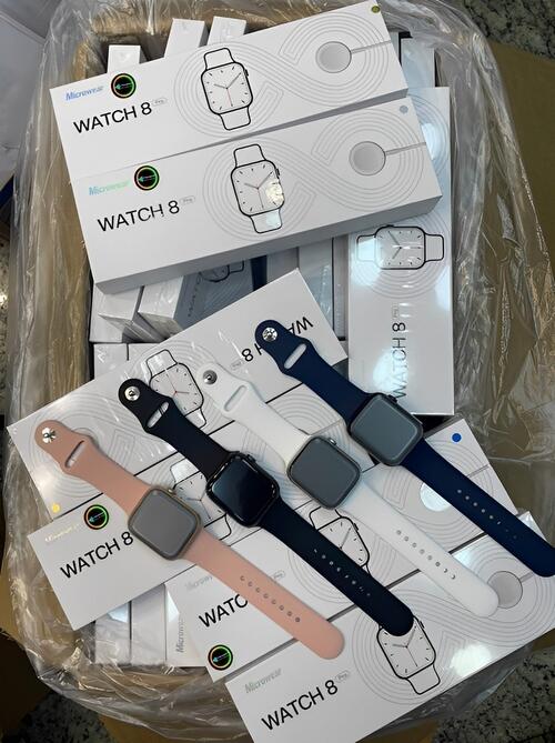 Smartwatch W28 Pro Com NFC Serie 8 45mm Lançamento 2023 - Branco