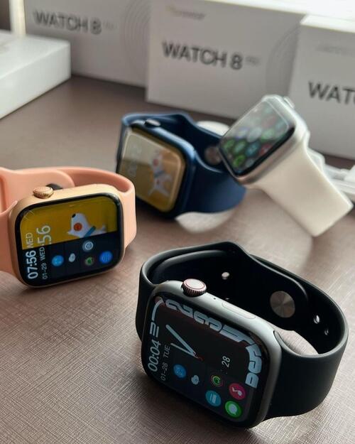 Smartwatch W28 Pro Com NFC Serie 8 45mm Lançamento 2023 - Branco