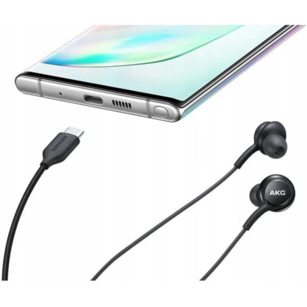 Fone De Ouvido Estéreo Akg Usb-c Original Samsung Preto