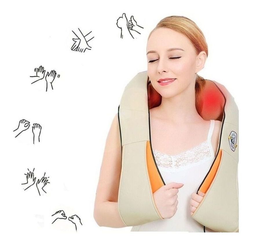 Colete Massageador Infravermelho Pescoço Bivolt