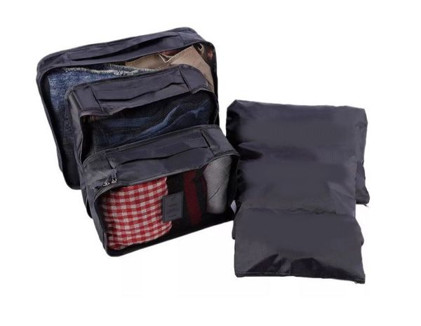 Organizador De Mala 6 Peças Nécessaire Viagem Bolsa Saco