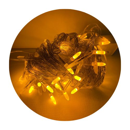 100 lâmpadas de Luz de Led Cordão de 10 Metros 8 Funções