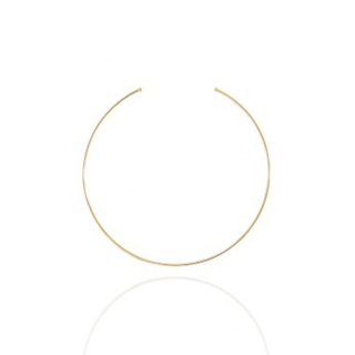 Choker Circular Aro fino Banhado em Ouro 18k