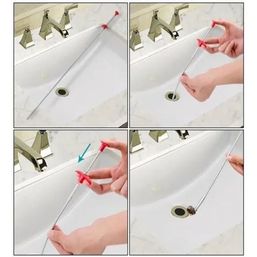Desentupidor Limpador Pegador Garras Para Pias Ralos Canos