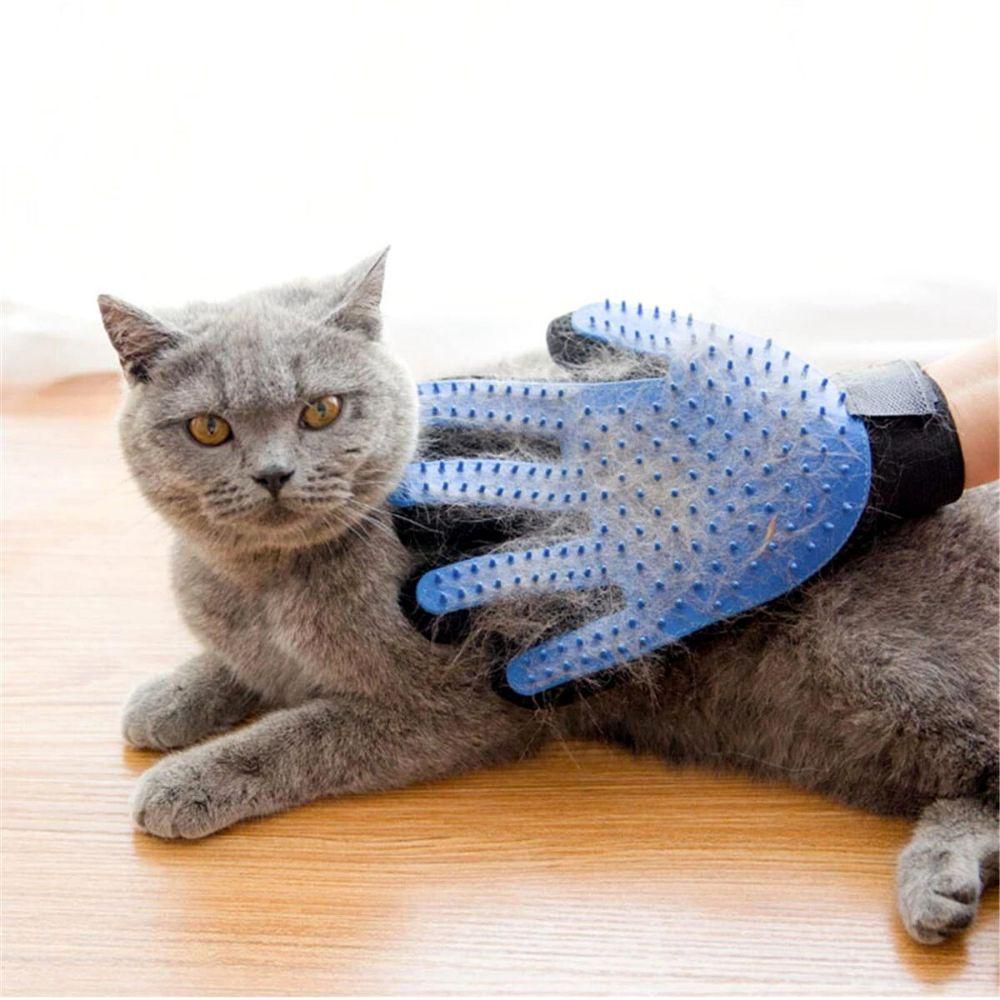Luva Magica Massageadora Tira Pelos Cães E Gatos Silicone