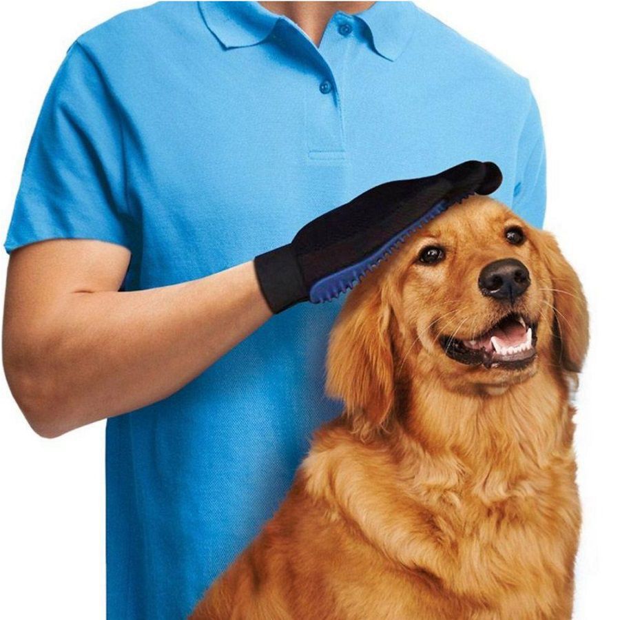 Luva Magica Massageadora Tira Pelos Cães E Gatos Silicone
