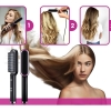 Escova Profissional Pente Alisadora 3 Em 1 Seca Modela Cabelo