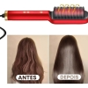 Escova Profissional Pente Alisadora 3 Em 1 Seca Modela Cabelo