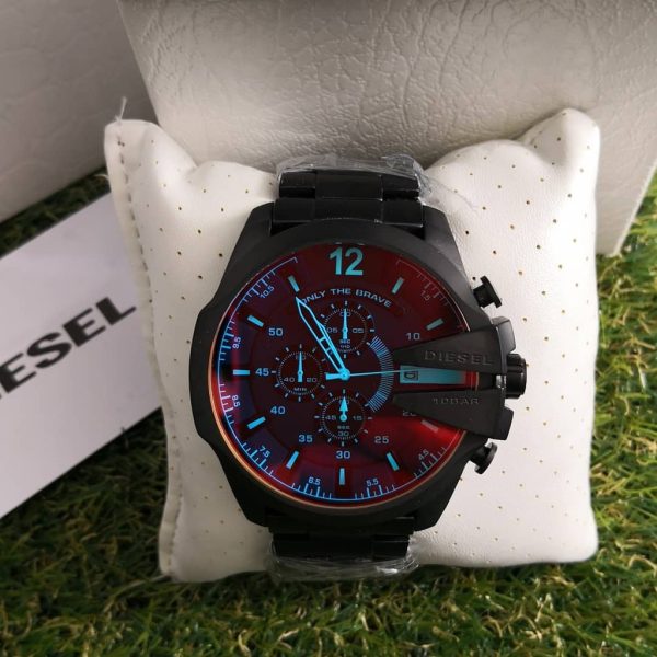 Relógio Diesel Dz4318 Mega Chief Camaleão Black