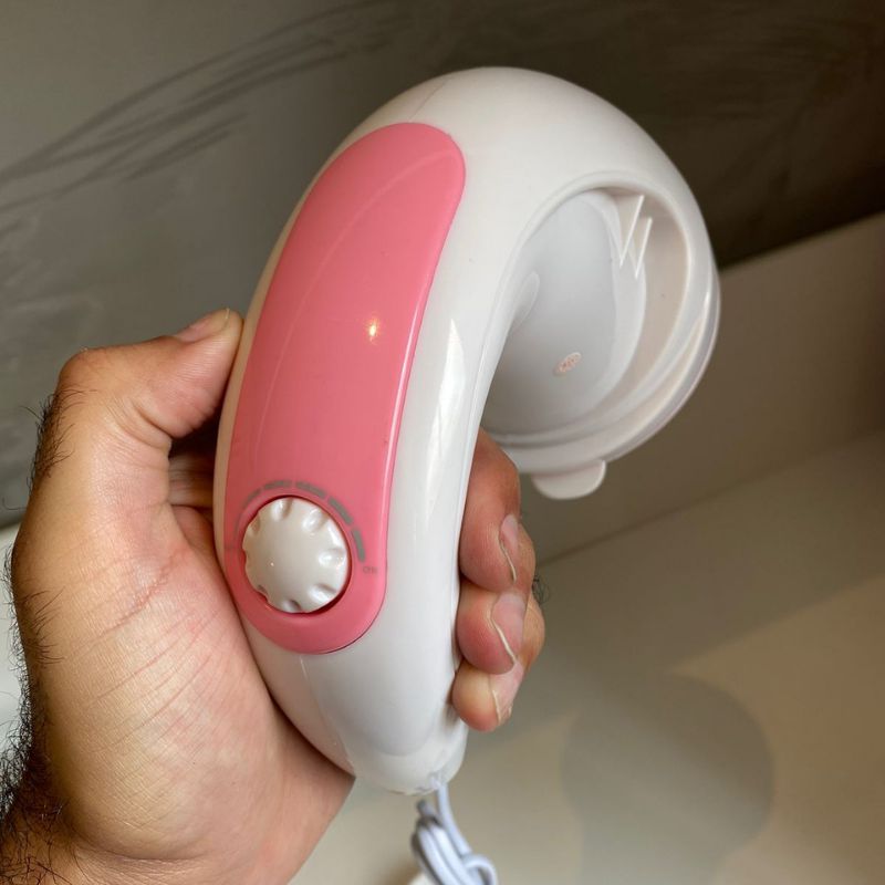 Drenagem Linfática Massageador Elétrico Portátil 220V Rosa