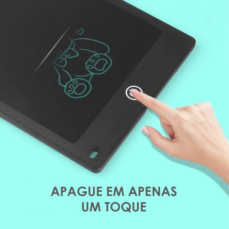 Tablet Infantil Lousa Mágica Digital LCD 8,5 Para Desenho Notas