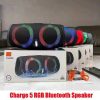 Caixa de som Charge 5 portátil com bluetooth bivolt