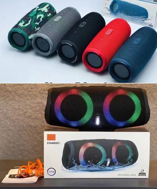 Caixa de som Charge 5 portátil com bluetooth bivolt