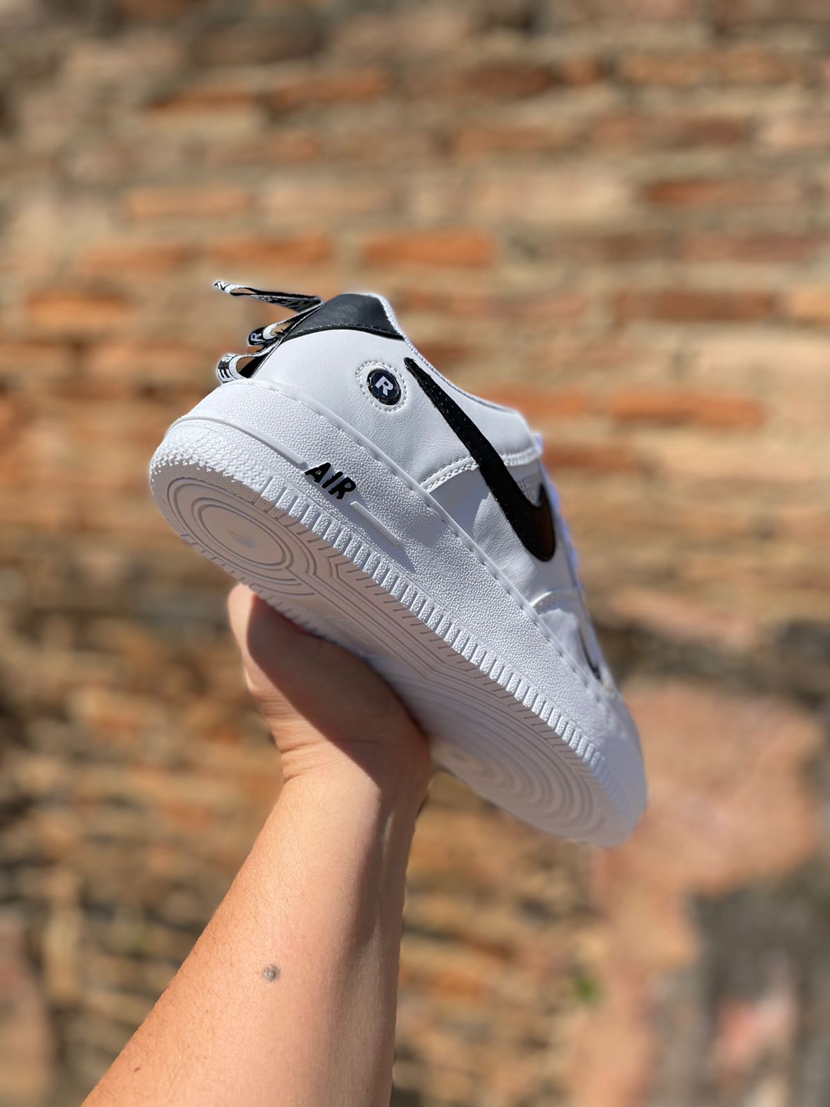 Tênis Air Force EL Masculino Nike Branco/Preto