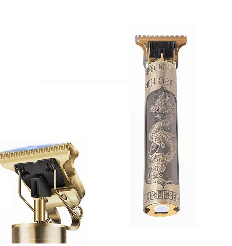 Máquina De Cortar Cabelo Dragão USB recarregável
