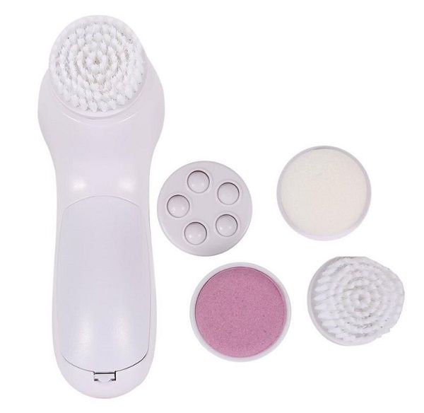 Massageador Facial 5 Em 1 Limpeza Pele Esfoliante Portátil