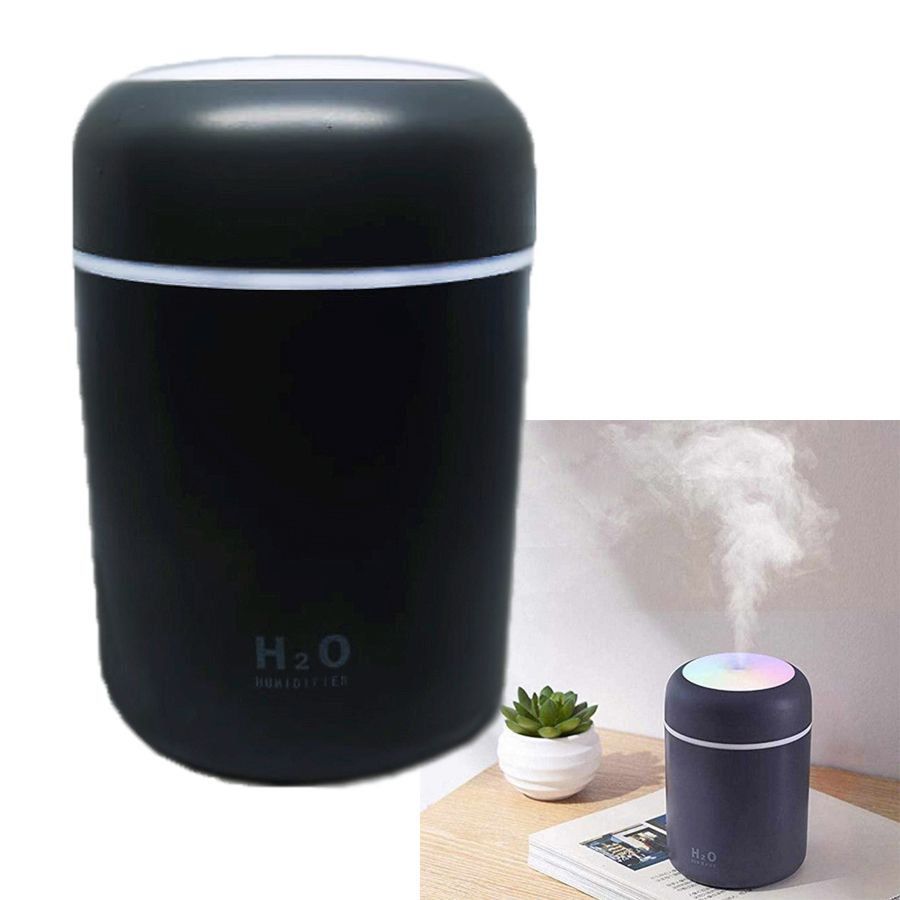 Umidificador H2o Lumen Difusor Usb 300ml Com Led Colorido