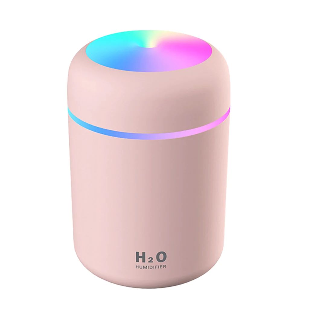 Umidificador H2o Lumen Difusor Usb 300ml Com Led Colorido