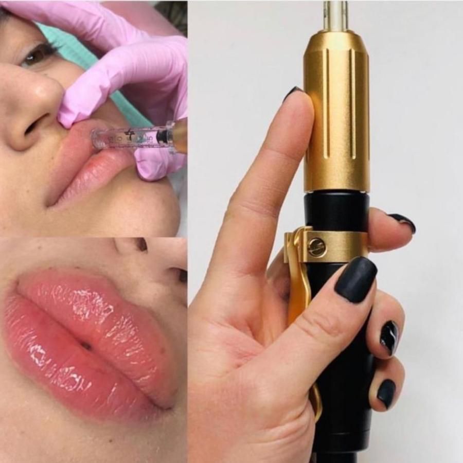 Caneta Pressurizada Para Mesoterapia Intradermoterapia Manual Facial E Corporal