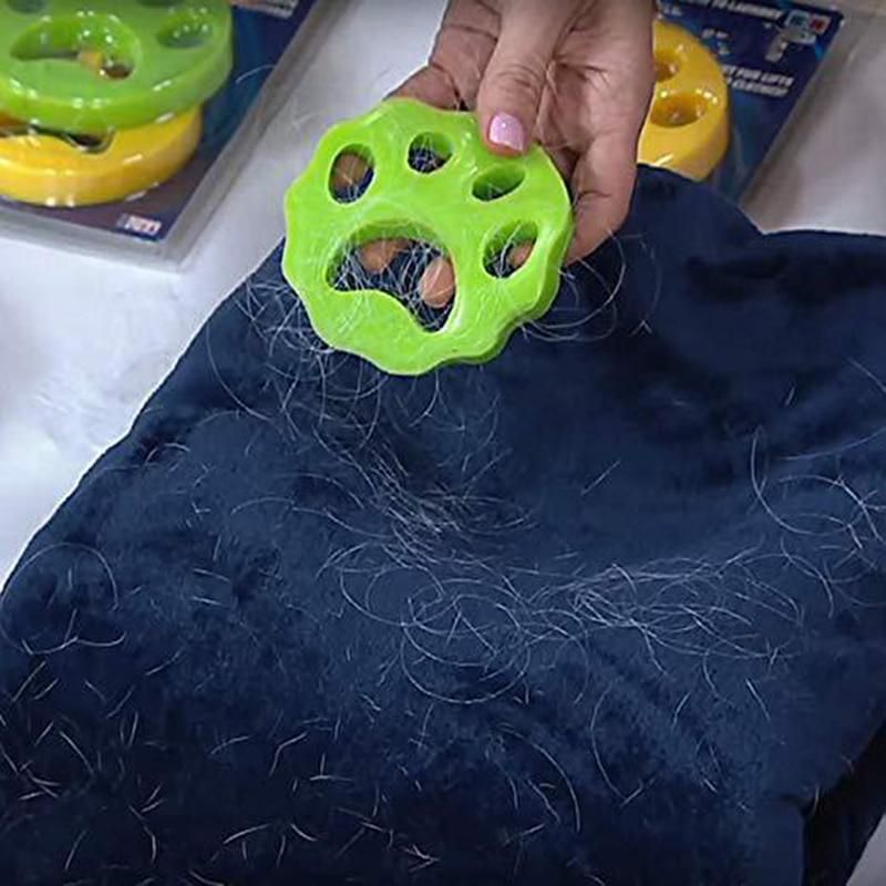 Removedor de Pelos Máquina de Lavar Gato Cachorro Reutilizável 2 Peças