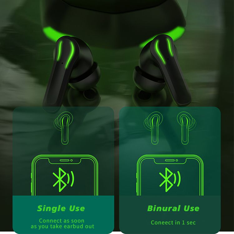 Fone De Ouvido Gamer Sports Pro20 Bluetooth Sem Fio Rgb