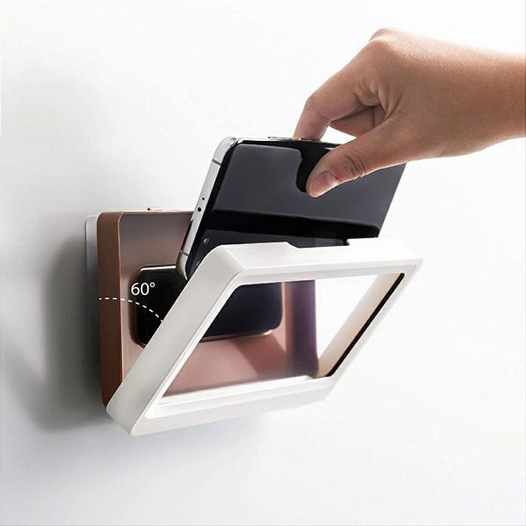 Capa De Celular Telefone Suporte De Parede Para Banheiro À Prova Dágua