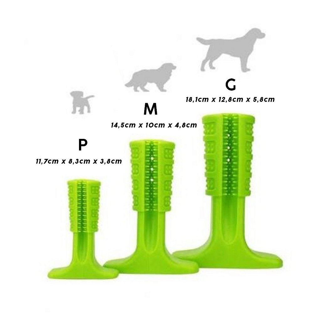 Brinquedo Mordedor Escova De Dente Para Cachorro Grande