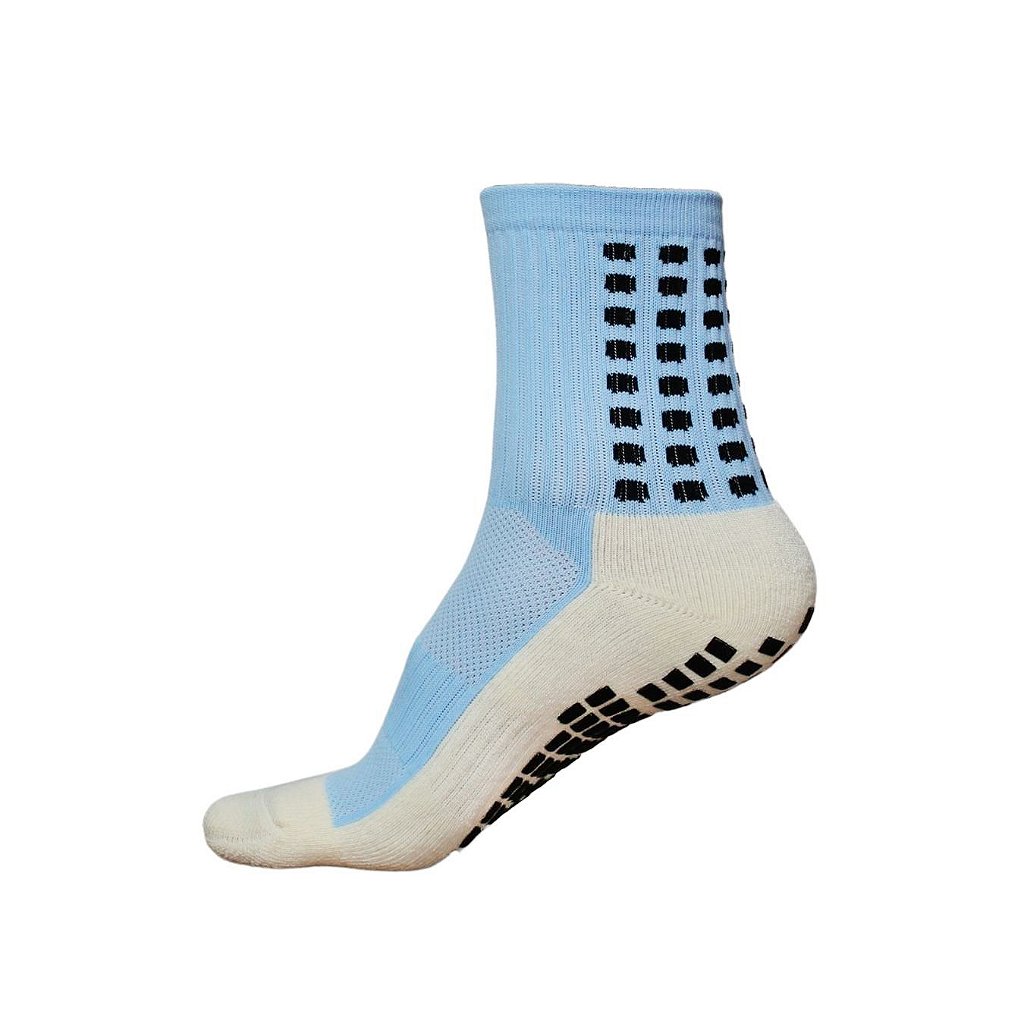 Meia Esportiva Antiderrapante Cano Alto Veste do 34 ao 45