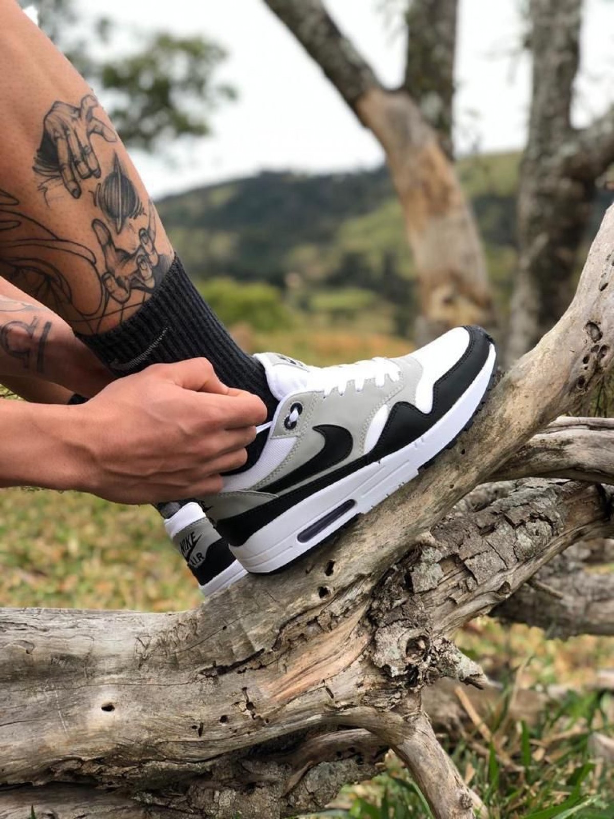 Tênis Air Max 90 Masculino Nike Gelo/Preto