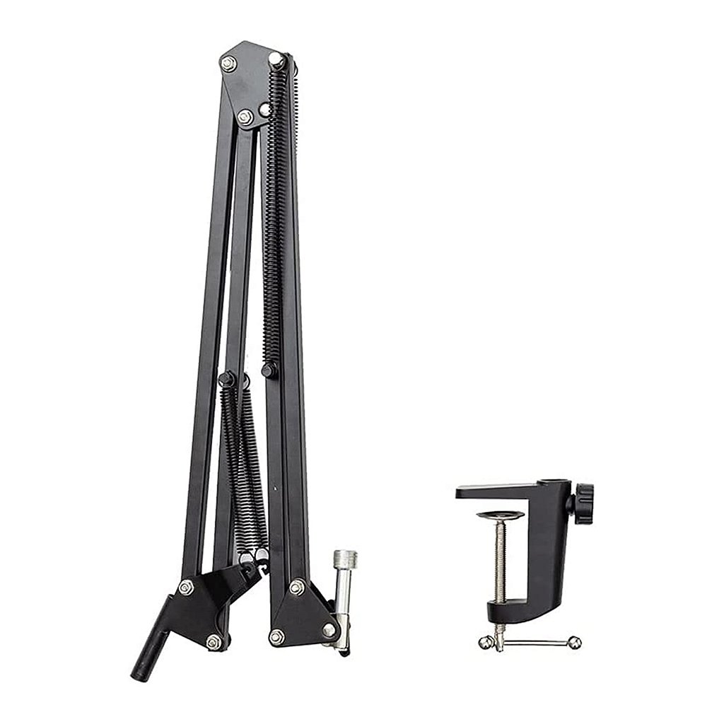 Pedestal Suporte Mesa Braço Articulado Para Microfone Studio