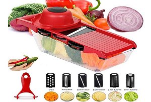 Mandoline Fatiador De Legumes Ralador Aço Inoxidavel