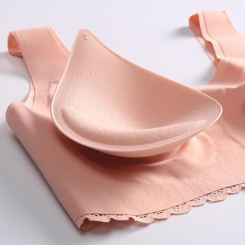 Sutiã Top Diva Conforto Sem Costura Push Up Bojo Removível