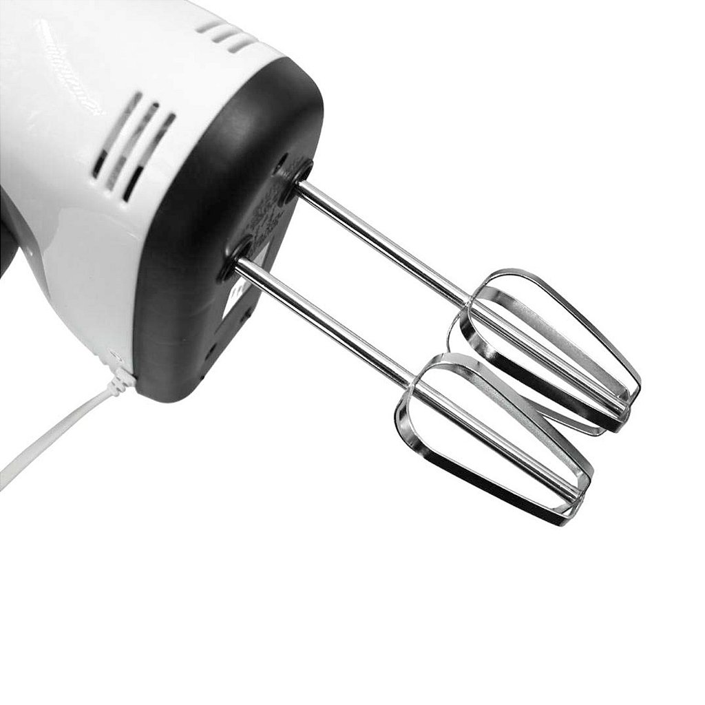 Mini Batedeira Portátil 7 Velocidades 260W Batedores Massas Clara 110v