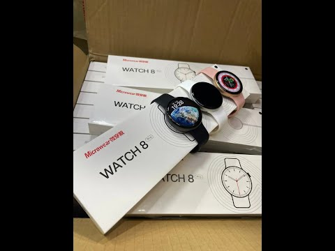 Smartwatch W8P W28 Pro Redondo Serie 8 Com NFC Comando de Voz - Preto